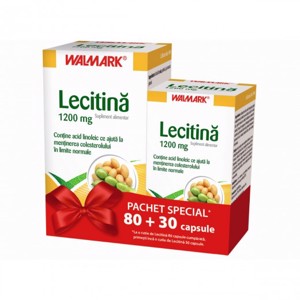 Walmark Lecitina 1200mg x 80 capsule+ Lecitina 1200mg x 30 capsule