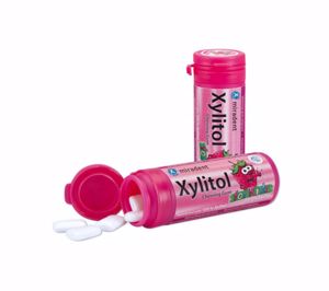 Xylitol gum kids capsuni 30g x30 pastile[IMP]