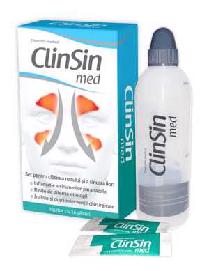 Zdrovit Clinsin Med Set (Irigator+16 plicuri)