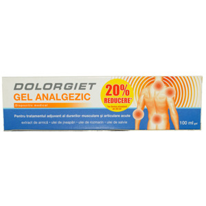 Zdrovit Dolorgiet gel analgezic 100ml (20% reducere)
