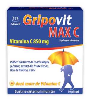 Zdrovit Gripovit Max C plc. x 10