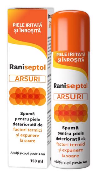 Zdrovit Raniseptol spuma pt arsuri 150ml