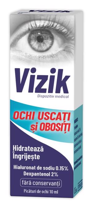 Zdrovit Vizik picaturi pentru ochi uscati si obositi 10ml