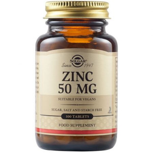 Zinc Gluconate 50 mg, 100 tablete, Solgar